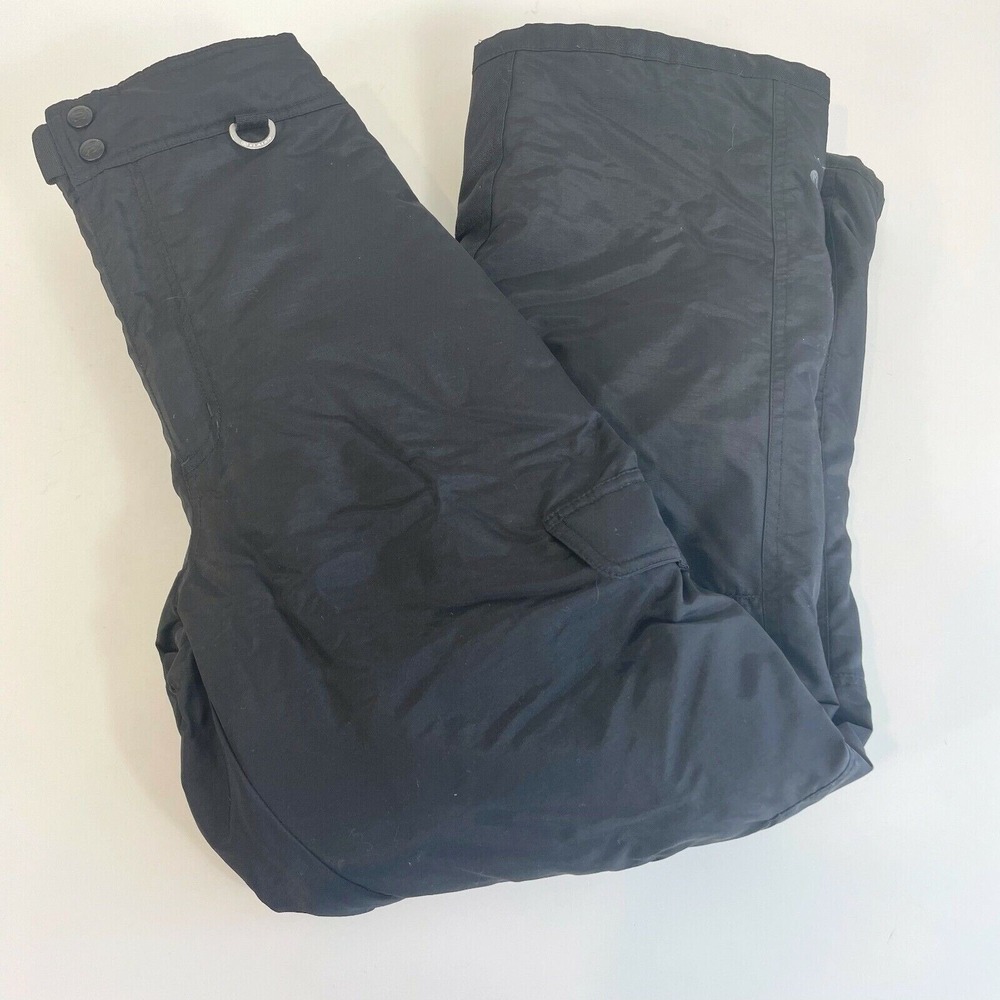Slalom Snowboard Ski Snow Pants Mens S Black Water‎ Resistant Insulated Outdoor